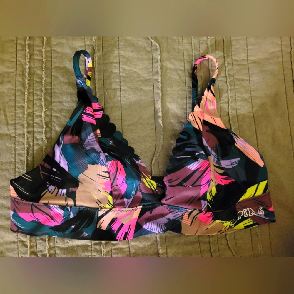 Pink Bonded bra szS